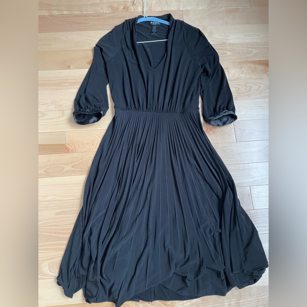 BCBG Black Midlength Dress